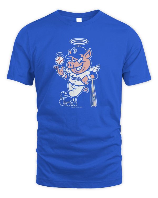 St. Paul Saints Pig Mascot Official Hoodie Reebedo Shirt