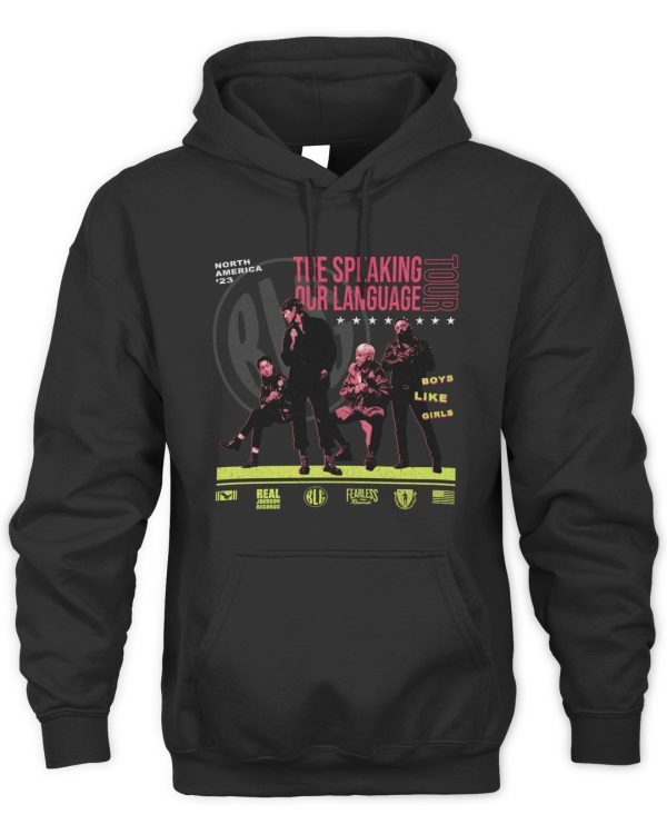 Official Boys Like Girls The Speaking Our Language Tour Tee Shirt Reebedo Shirt - Image 2