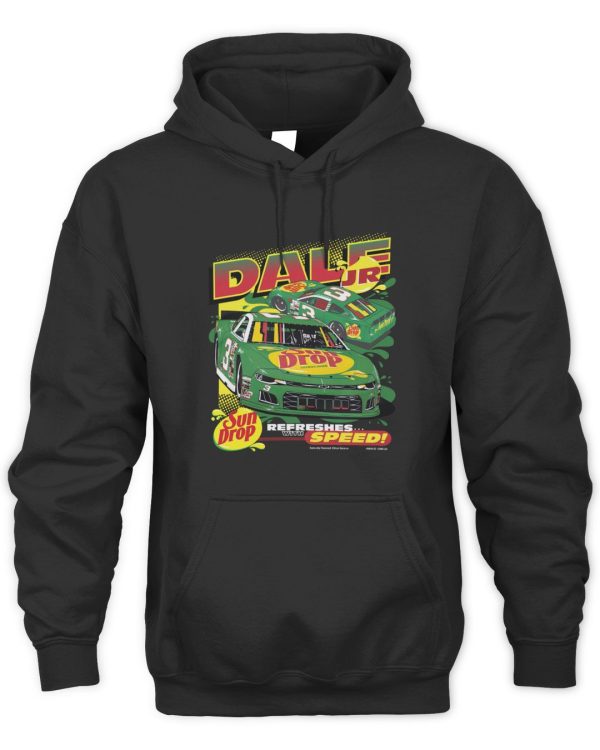 Dale Earnhardt Jr. JR Motorsports Official Team Apparel Driver One Spot T-Shirt Kelly Green Reebedo Shirt - Image 2