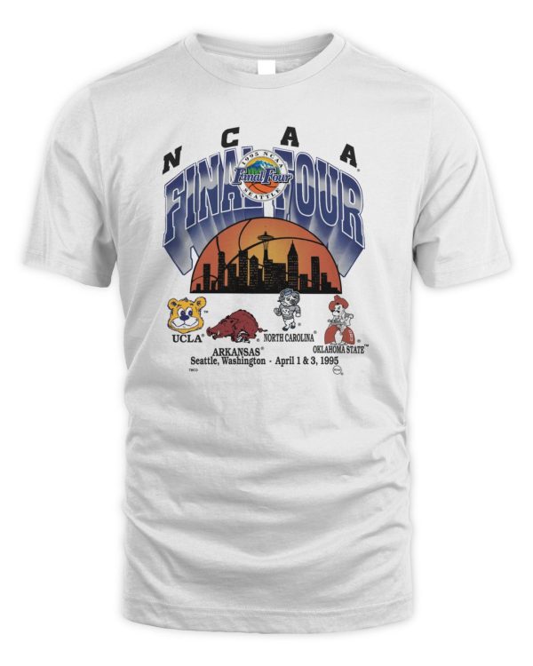 Official 1995 Final Four Tee Shirt Reebedo Shirt
