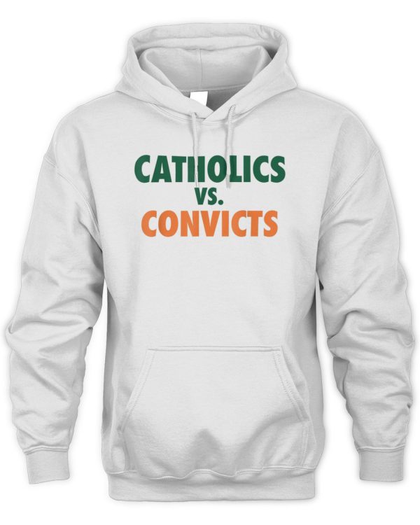 Official Catholics Vs Convicts Shirt Reebedo Shirt - Image 2