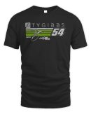 Official Nascar Ty Gibbs Richard Childress Racing Team Collection Black Hot Lap T-Shirt Reebedo Shirt