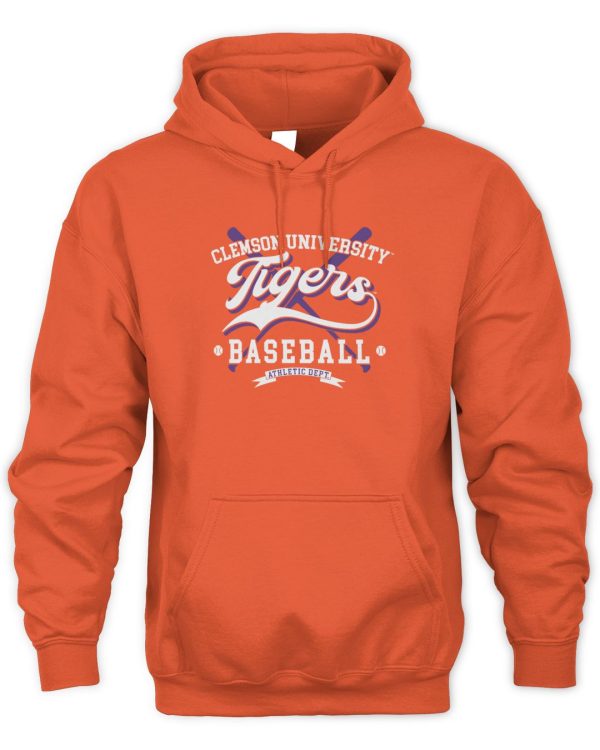 Official Orange Clemson Tigers Toni Baseball T-Shirt Reebedo Shirt - Image 2