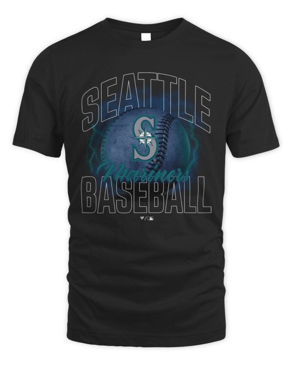Branded Official Black Seattle Mariners Match Up Hoodie Reebedo Shirt