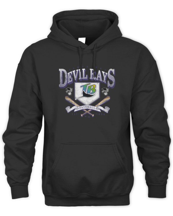 Branded Official Tampa Bay Rays Home Team Tri-Blend T-Shirt Reebedo Shirt - Image 2