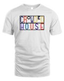 Official Crowded House Gravity Stairs White T-Shirt Reebedo Shirt