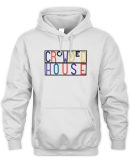 Official Crowded House Gravity Stairs White T-Shirt Reebedo Shirt