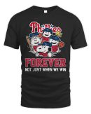 Official Philadelphia Phillies Forever Not Just When We Win Snoopy Charlie Brown Logo Hoodie Reebedo Shirt