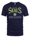 Oakland Seals Levelwear Navy Throwback Retro Zane Official Hoodie Reebedo Shirt