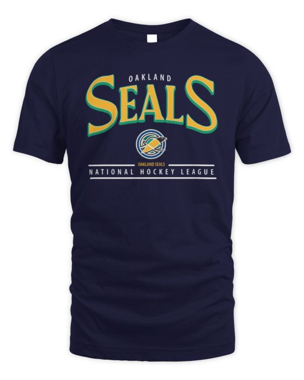 Oakland Seals Levelwear Navy Throwback Retro Zane Official Hoodie Reebedo Shirt