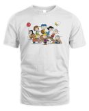 Official Peanuts Gang Baseball Mound Hoodie Reebedo Shirt