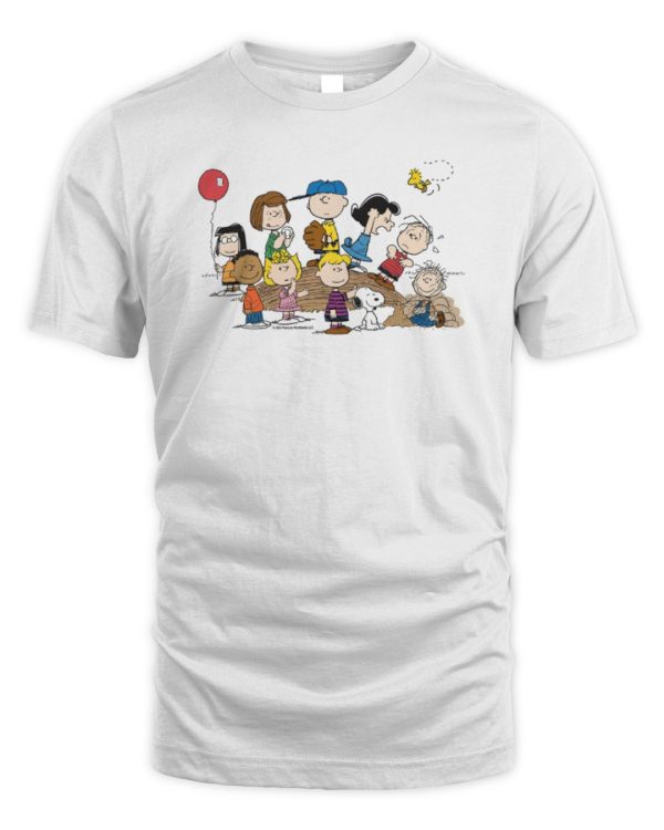 Official Peanuts Gang Baseball Mound Hoodie Reebedo Shirt