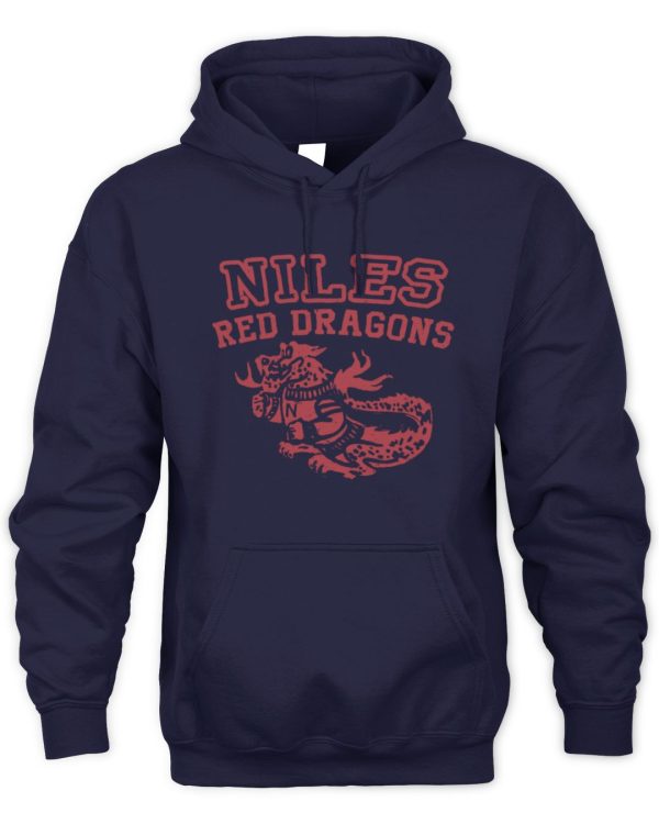 Youngstown Clothing Co Niles Red Dragons Official Hoodie Sweatshirt Reebedo Shirt - Image 2