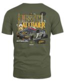 JR Motorsports Official Team Apparel Green Justin Allgaier RCPT Salutes Car T-Shirt Reebedo Shirt