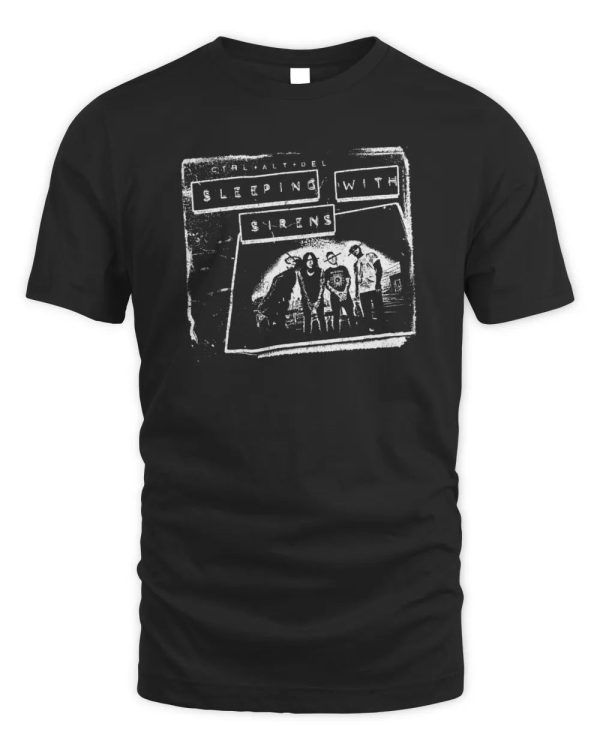 Sleeping With Sirens Ctrl+Alt+Del Tour Black Official Hoodie Reebedo Shirt - Image 2