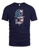 Navy Seattle Mariners Americana Official Hoodie Reebedo Shirt
