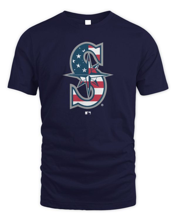 Navy Seattle Mariners Americana Official Hoodie Reebedo Shirt