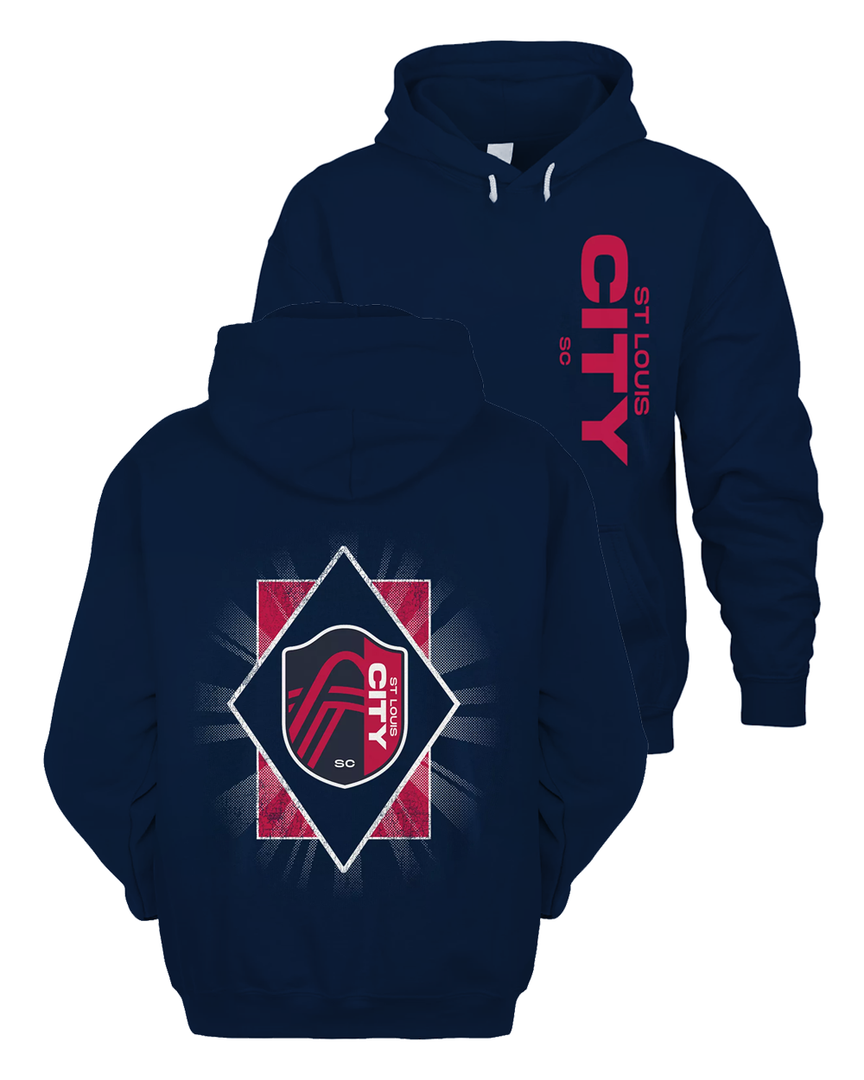 Official MLS Youth St. Louis City SC Diamond Sky Hoodie 