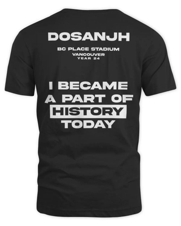 Official Diljit Dosanjh Store History T-Shirt Reebedo Shirt