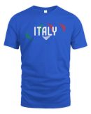 Official Italy National Team Country Tee Shirt Reebedo Shirt