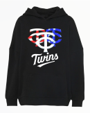 Official Minnesota Twins American Flag Independence Day Hoodie Reebedo Shirt