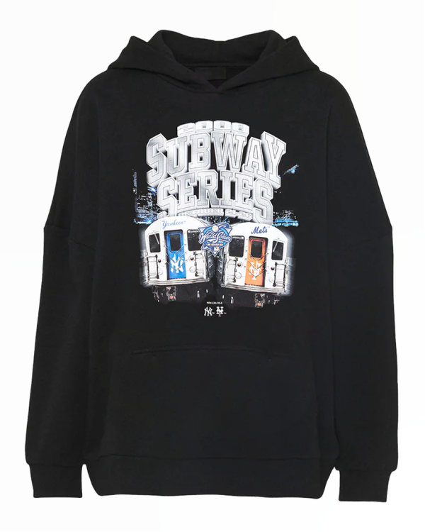 Official Baseball Subway Series Yankees Vs Mets 2000 Hoodie Reebedo Shirt - Image 2