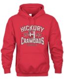 Official Hickory Crawdads Sigourney Red Softsyle T Shirt Reebedo Shirt