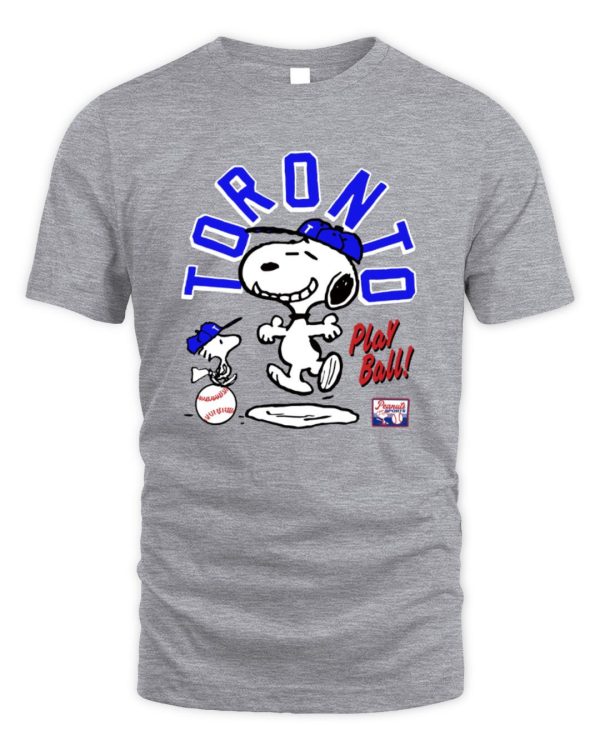 Snoopy Peanuts Ripple Junction Toronto Baseball Official Hoodie Sweatshirt Reebedo Shirt