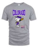 Snoopy Peanuts Ripple Junction Colorado Baseball Official Hoodie Sweatshirt Reebedo Shirt
