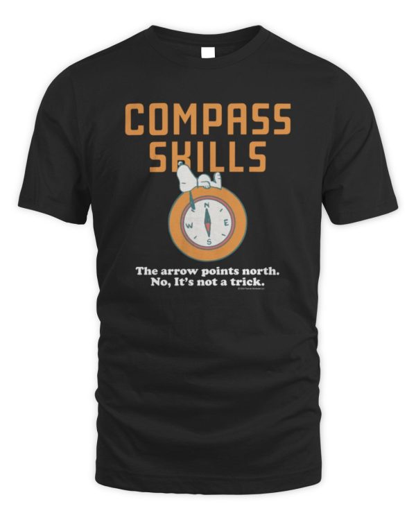 Snoopy Compass Skills Official Hoodie Sweatshirt Reebedo Shirt