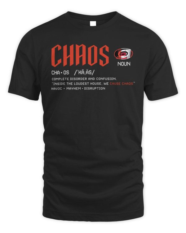 Carolina Hurricanes Rinky Apparel Cause Chaos Definition Official Hoodie Sweatshirt Reebedo Shirt
