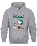 Snoopy Peanuts Ripple Junction Miami Baseball Graphic Official Hoodie Sweatshirt Reebedo Shirt