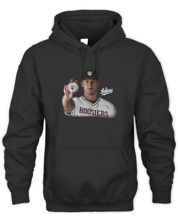 Indiana Hoosiers Brayden Risedorph Fastball Official Hoodie Reebedo Shirt - Image 2