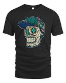 New Era Black Seattle Mariners Sugar Skulls Official Hoodie Sweatshirt Reebedo Shirt
