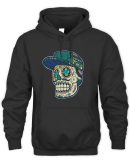 New Era Black Seattle Mariners Sugar Skulls Official Hoodie Sweatshirt Reebedo Shirt