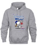 Snoopy Peanuts Ripple Junction Los Angeles Baseball Official Hoodie Sweatshirt Reebedo Shirt