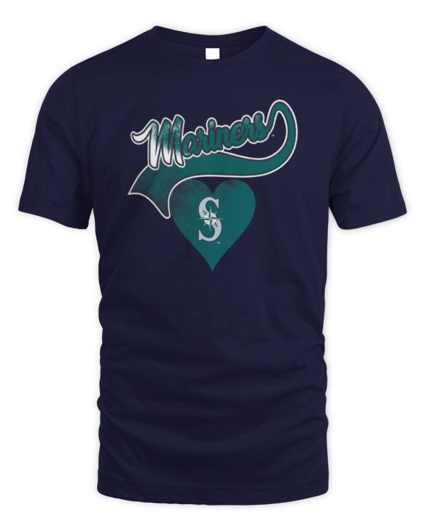 Seattle Mariners Navy Luv Dolman Official Hoodie Sweatshirt Reebedo Shirt