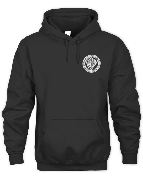 Official Whistlindiesel Merch Bulldozer Black Hoodie Sweatshirt Reebedo Shirt - Image 2