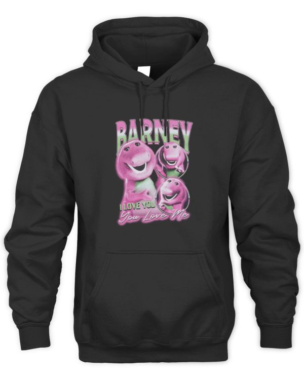 Barney I Love You You Love Me Official Hoodie Sweatshirt Reebedo Shirt - Image 2