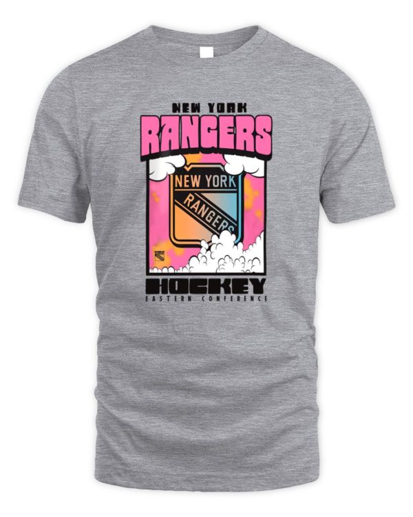 New York Rangers Touch Sky Grey Official Hoodie Sweatshirt Reebedo Shirt