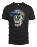 New Era Black Los Angeles Dodgers Sugar Skulls Official Hoodie Sweatshirt Reebedo Shirt