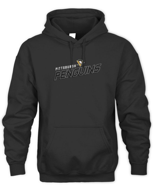 Pittsburgh Penguins Thrive Premier 2.0 Tri-Blend Official Hoodie Sweatshirt Reebedo Shirt - Image 2