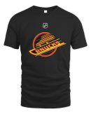 Black Vancouver Canucks Alternate Logo Official Hoodie Sweatshirt Reebedo Shirt