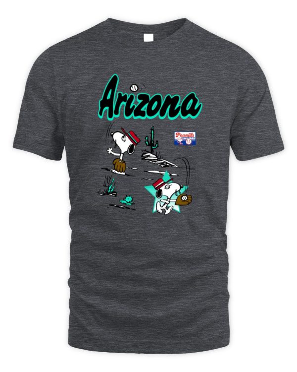 Snoopy Peanuts Ripple Junction Arizona Baseball Official Hoodie Sweatshirt Reebedo Shirt