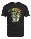 New Era Black Oakland Athletics Sugar Skulls Official Hoodie Sweatshirt Reebedo Shirt