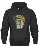 New Era Black Oakland Athletics Sugar Skulls Official Hoodie Sweatshirt Reebedo Shirt