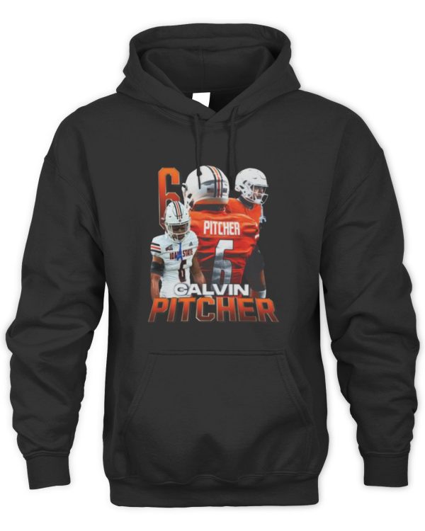 Calvin Pitcher Idaho State Bengals Safety Official Hoodie Sweatshirt Reebedo Shirt - Image 2