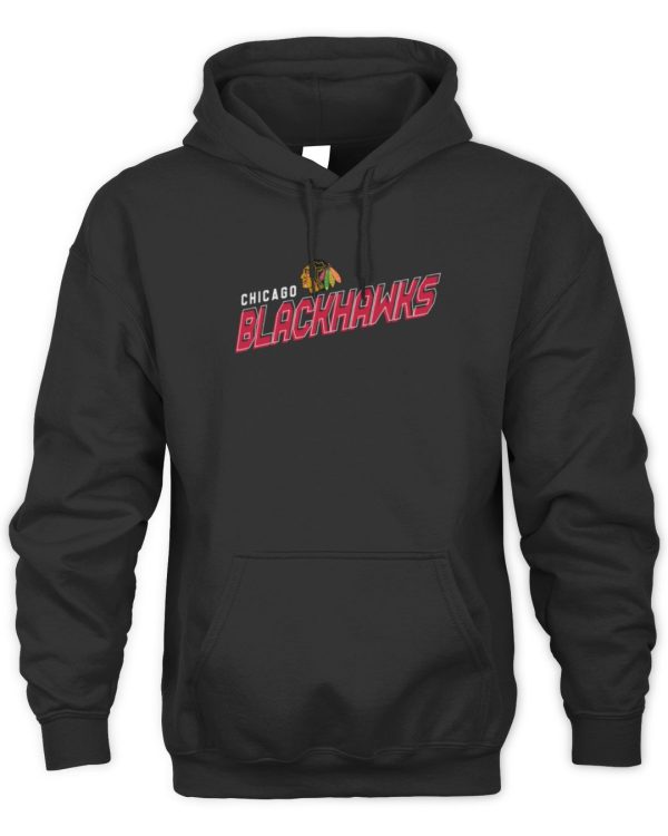 Chicago Blackhawks Thrive Premier 2.0 Tri-Blend Official Hoodie Sweatshirt Reebedo Shirt - Image 2