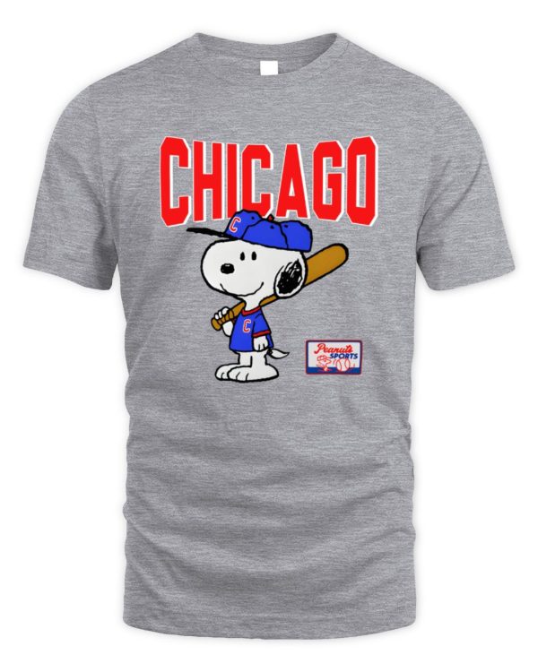 Snoopy Peanuts Ripple Junction Chicago Baseball Official Hoodie Sweatshirt Reebedo Shirt
