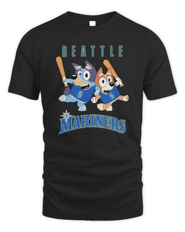 Bluey Seattle Mariners Official Hoodie Sweatshirt Reebedo Shirt